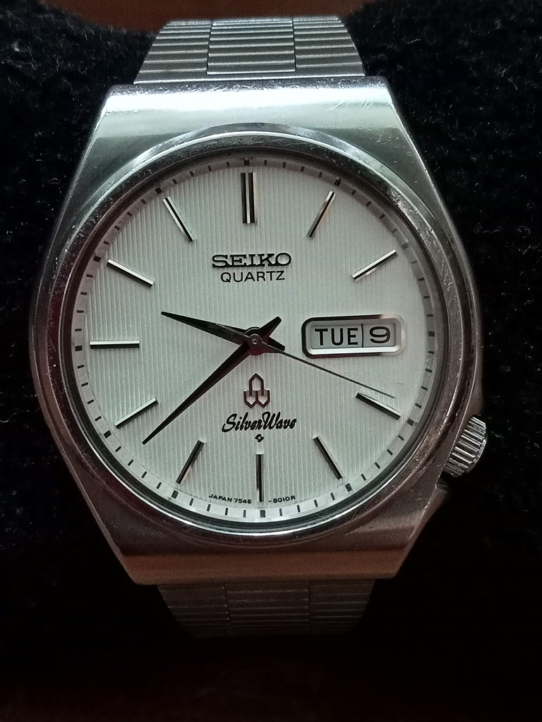 Birthday Watch January 1978! Seiko Silverwave 7546-8021 DAINI JDM Quartz Watch (OH)