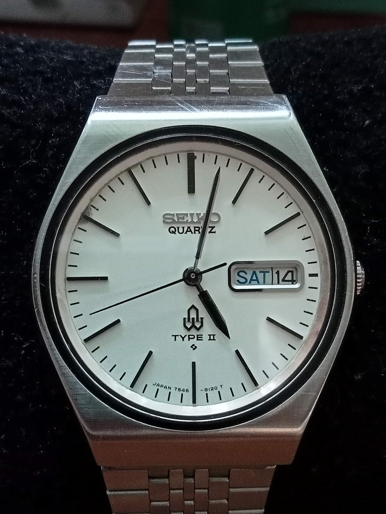 Birthday Watch September 1978! Seiko Type II 7546-810A DAINI JDM Quartz Watch (OH)