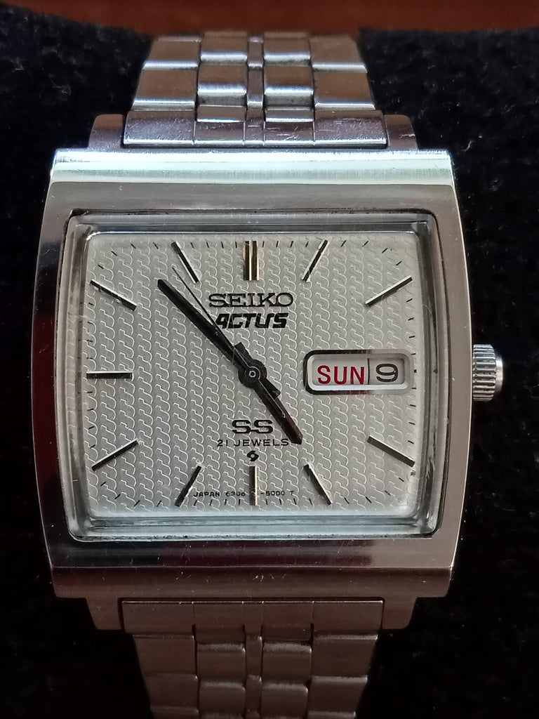 Birthday Watch September 1976! Seiko Actus 6306-5000 SS "TV" JDM SUWA 21J Automatic (OH)