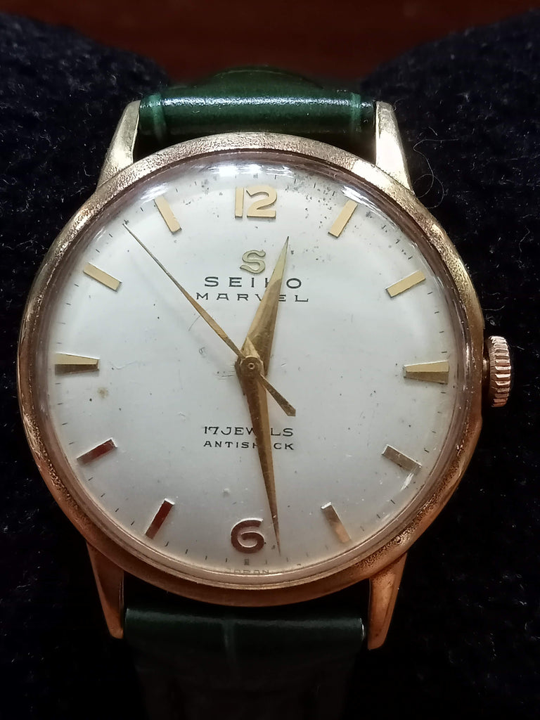 Collectible! Circa 1956 Seiko Seikosha Marvel J130981 17 Jewel, Mechanical Watch (OH)