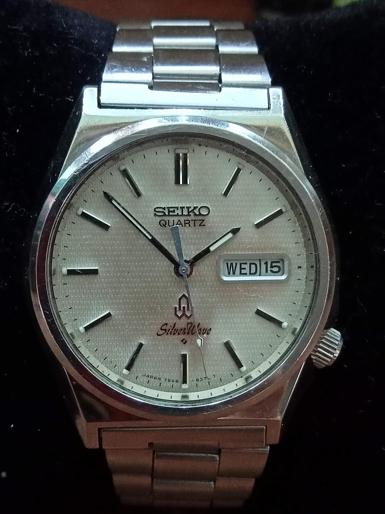 Birthday Watch June 1979 Seiko Silverwave 7546-8340 SUWA JDM Quartz Watch (OH)