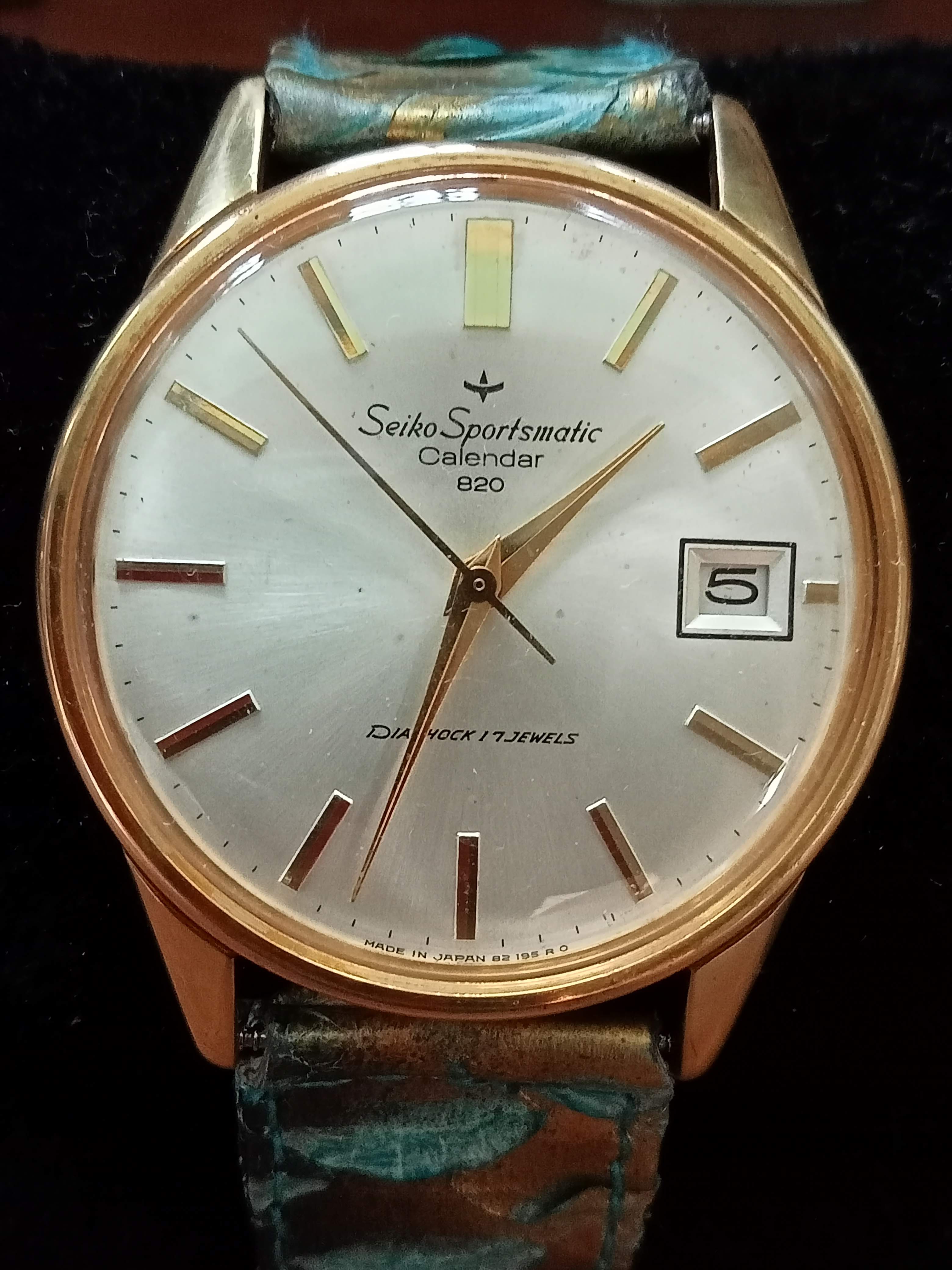 Birthday Watch December 1963! Seiko Sportsmatic Calendar 820 Ref: J15040D DAINI JDM 17J Automatic (OH)
