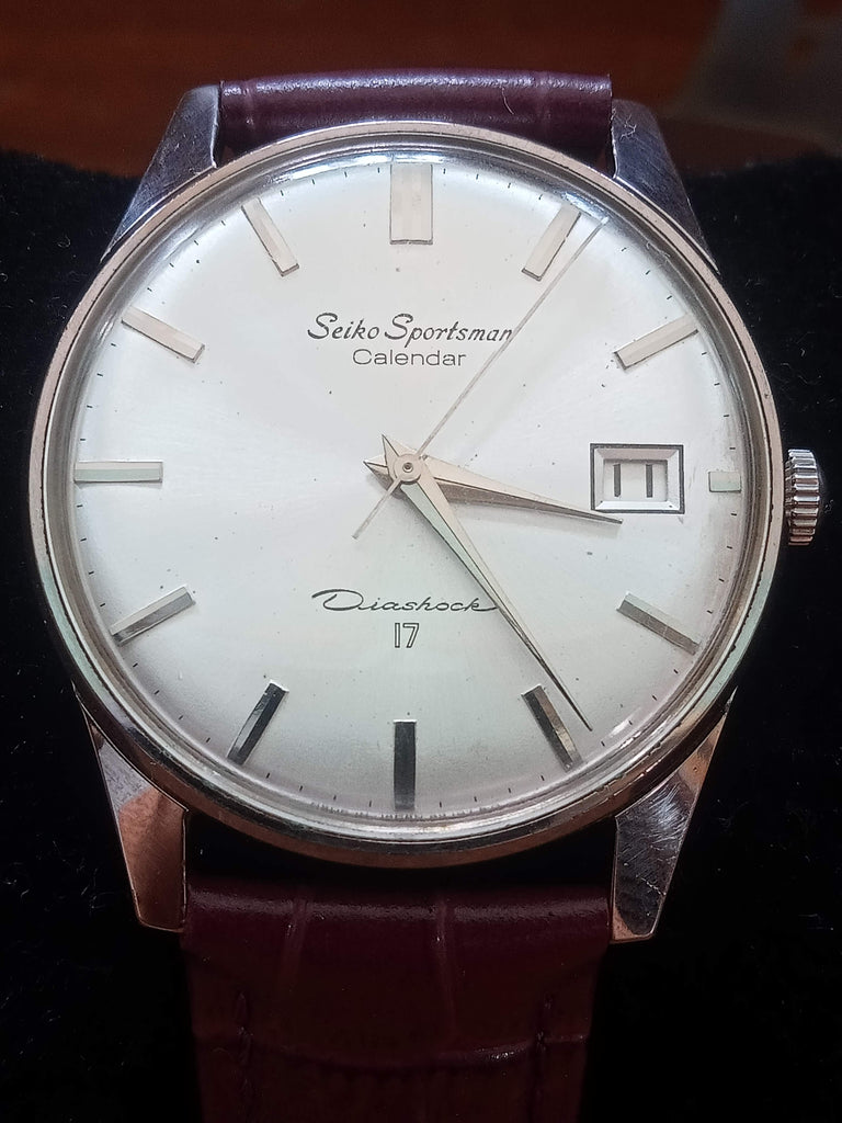 Birthday Watch! January 1964 Seiko Sportsman Calendar J15042 17J Mechanical Watch (FS)