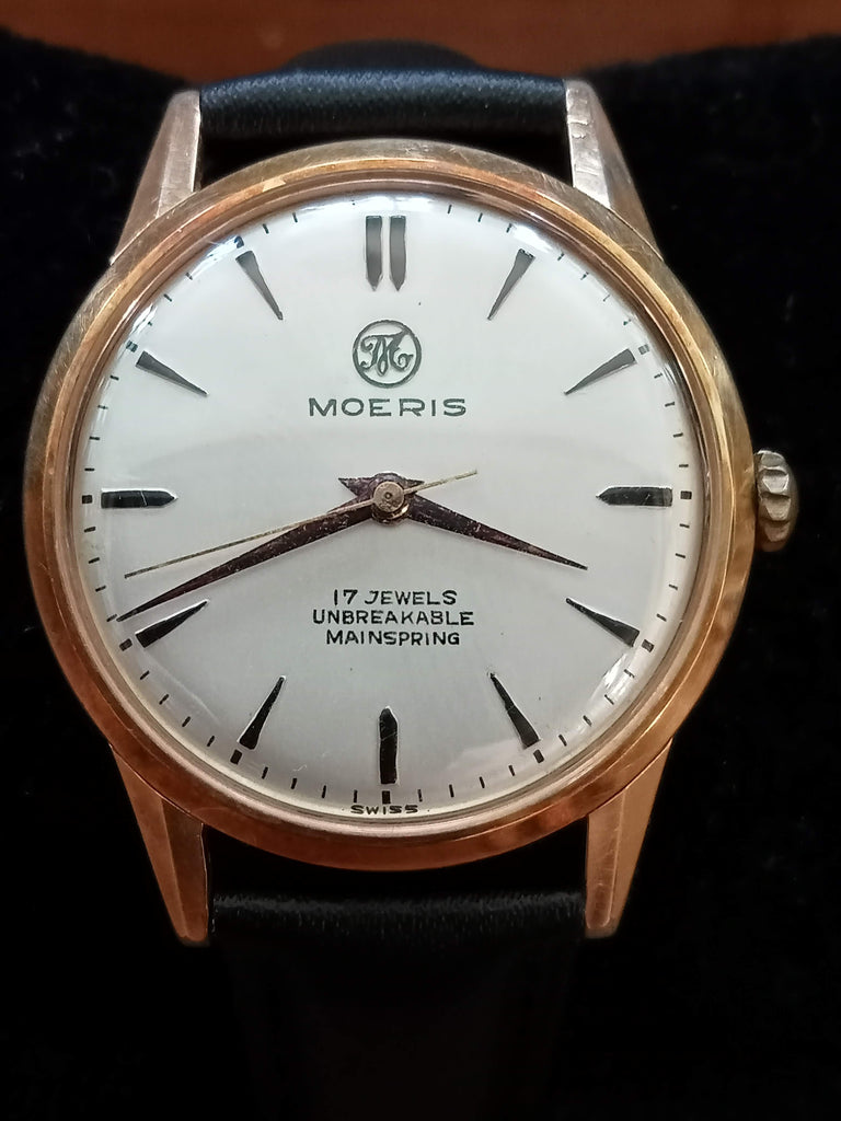 Collectible! Circa 1950s Moeris 17J 20 Micron Mechanical Watch (FS)