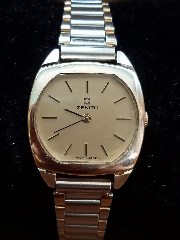 Collectible! Circa 1970s Zenith Ref: 20.0850.355 17J Gold Plated Mechanical Watch (FS)