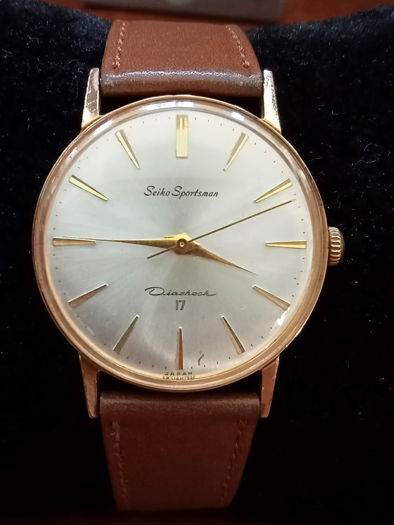Birthday Watch July 1962! Seiko Sportsman Cal 4361 (436) 14083D 17J Gold-Filled Mechanical (OH)
