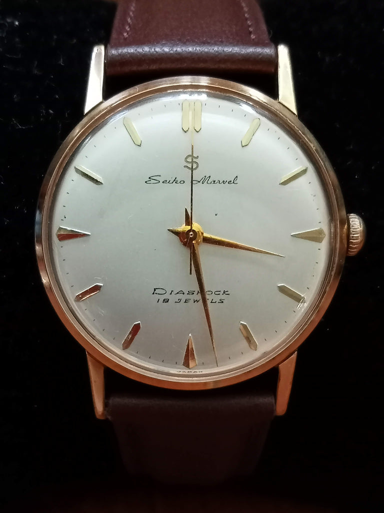 Collectible! Circa 1957 Seiko Seikosha Marvel J14093 19 Jewel, Mechanical Watch (FS)