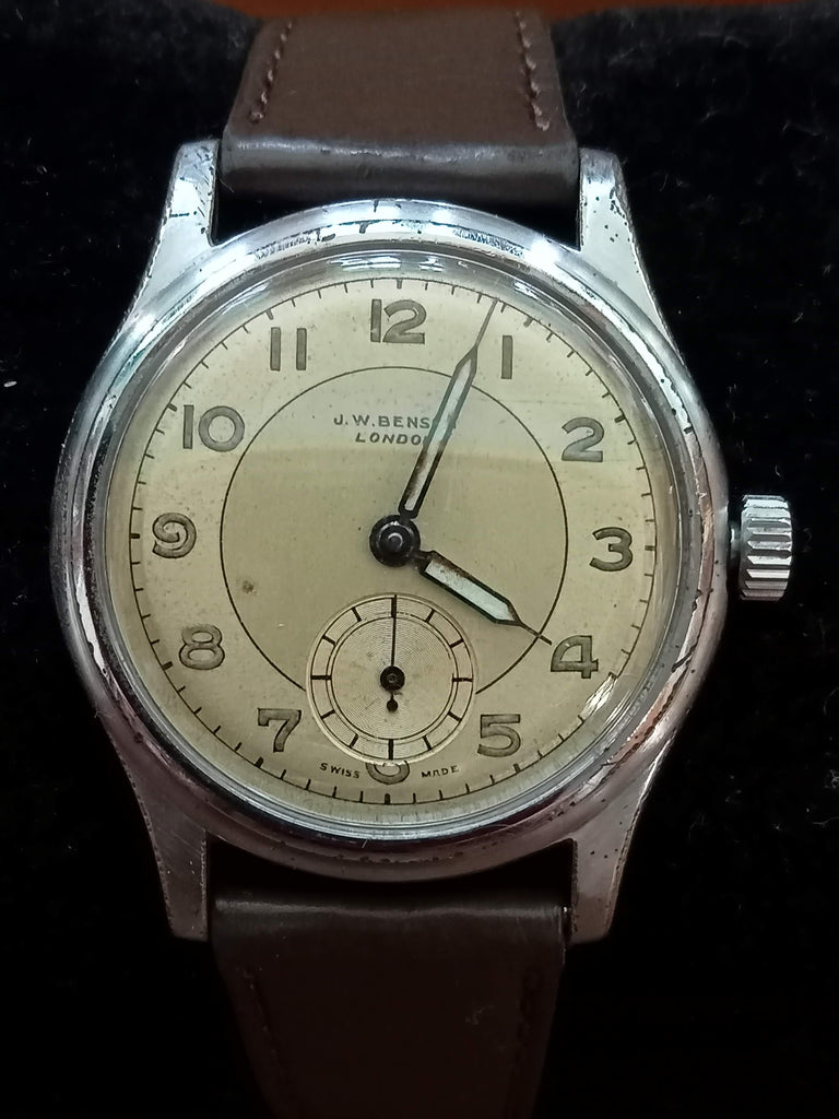 Very Rare! Collectible! Circa 1940s J.W. Benson Mini-Seconds 15J Mechanical Watch (Fully Serviced)