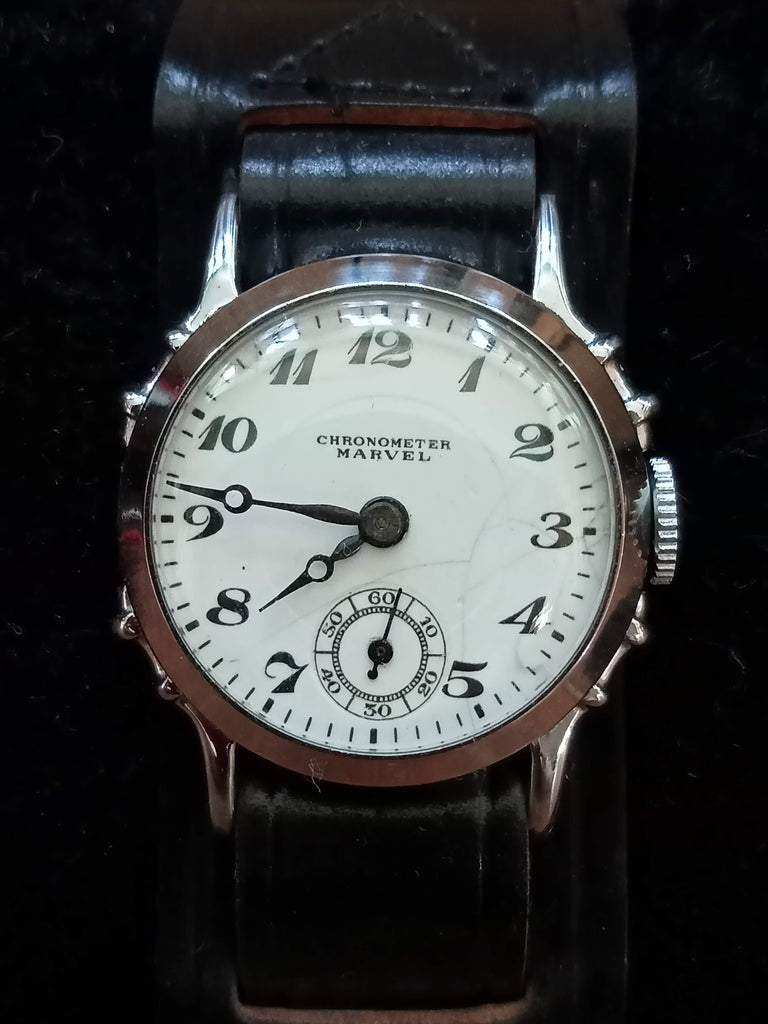 Collectible! Circa 1910 Cyma Chronometer Marvel Trench 15 Jewel Mechanical Watch (Full Service)