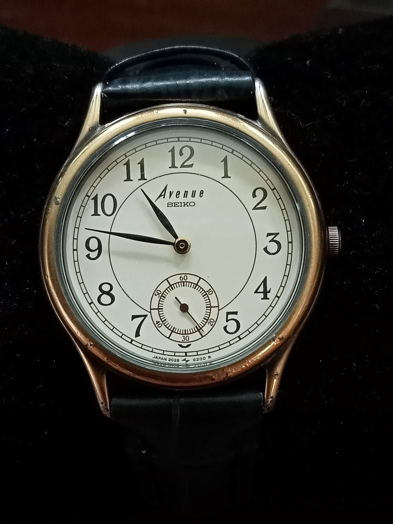 Serviced! Birthday Watch December 1987! Seiko Avenue 2G28-6130 DAINI JDM Quartz Watch