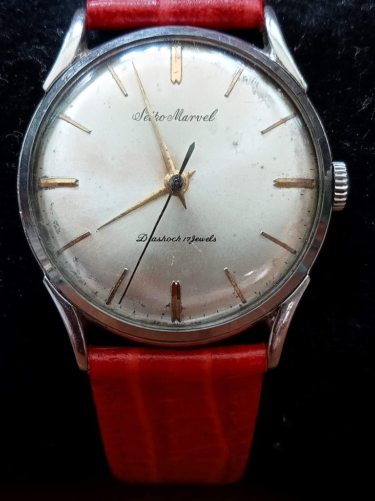 Serviced! Collectible! Circa 1957 Seiko Seikosha Marvel J13014 17 Jewel, Mechanical Watch