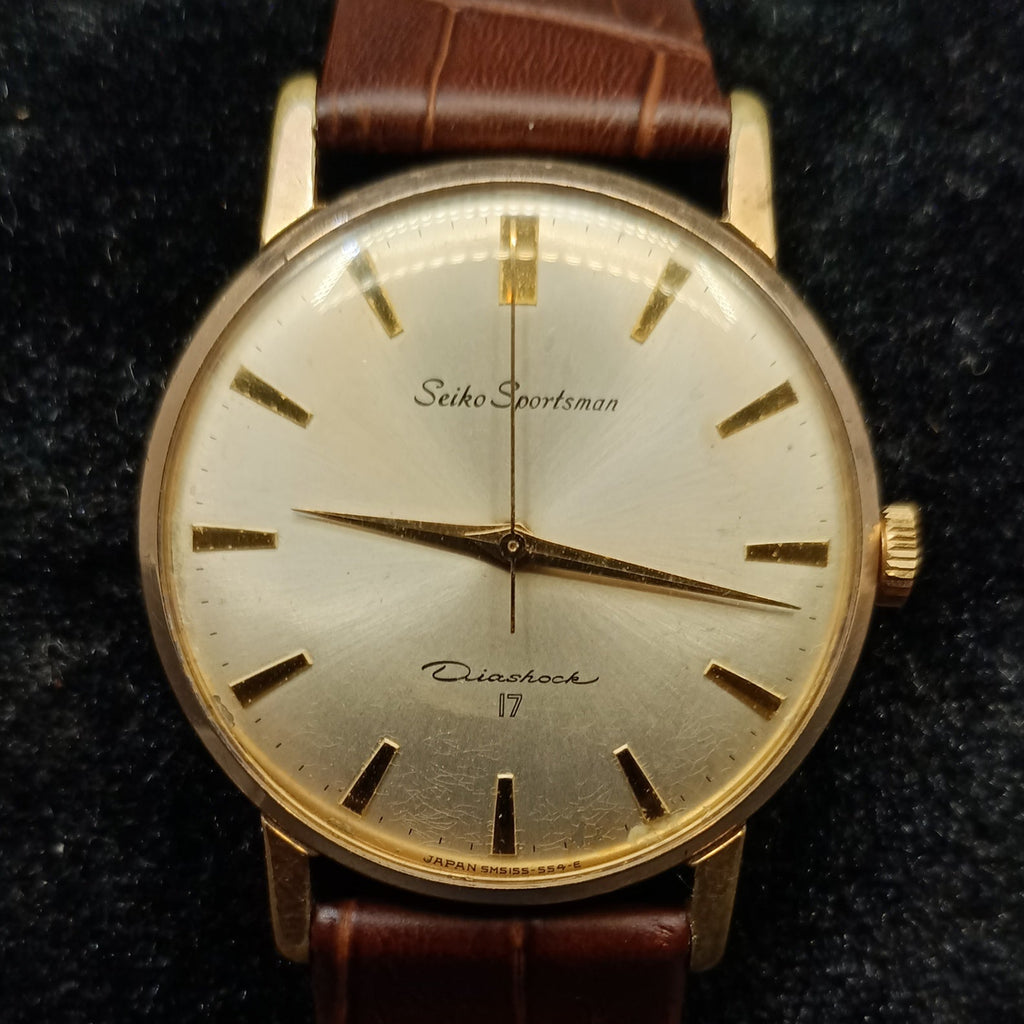 Birthday Watch December 1964! Seiko Cal 66A Ref 661990 Sportsman Oversize 17J Gold-Filled Mechanical (OH)