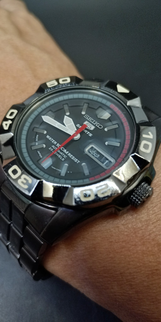 Birthday Watch January 2009! Discontinued! Seiko 5 Sports 7S36-02L0 Japan Made 23J Automatic Watch