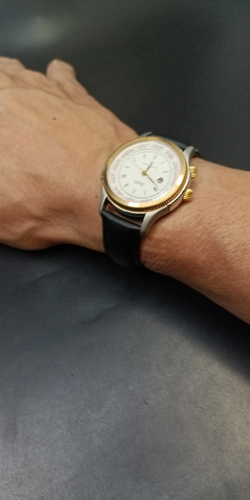 Collectible! Lord Elgin M-056 World Time 21J Gold-Filled Automatic (OH)