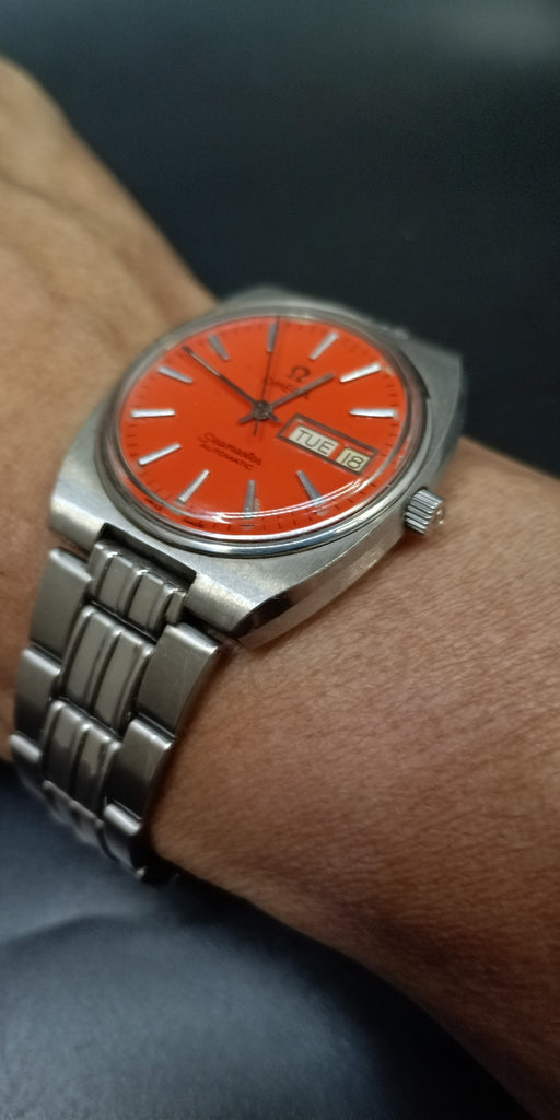 Collectible! Birthday Watch 1982! Omega Geneve Seamaster Cal 1020 Ref: 166.02126 23J Automatic (OH)