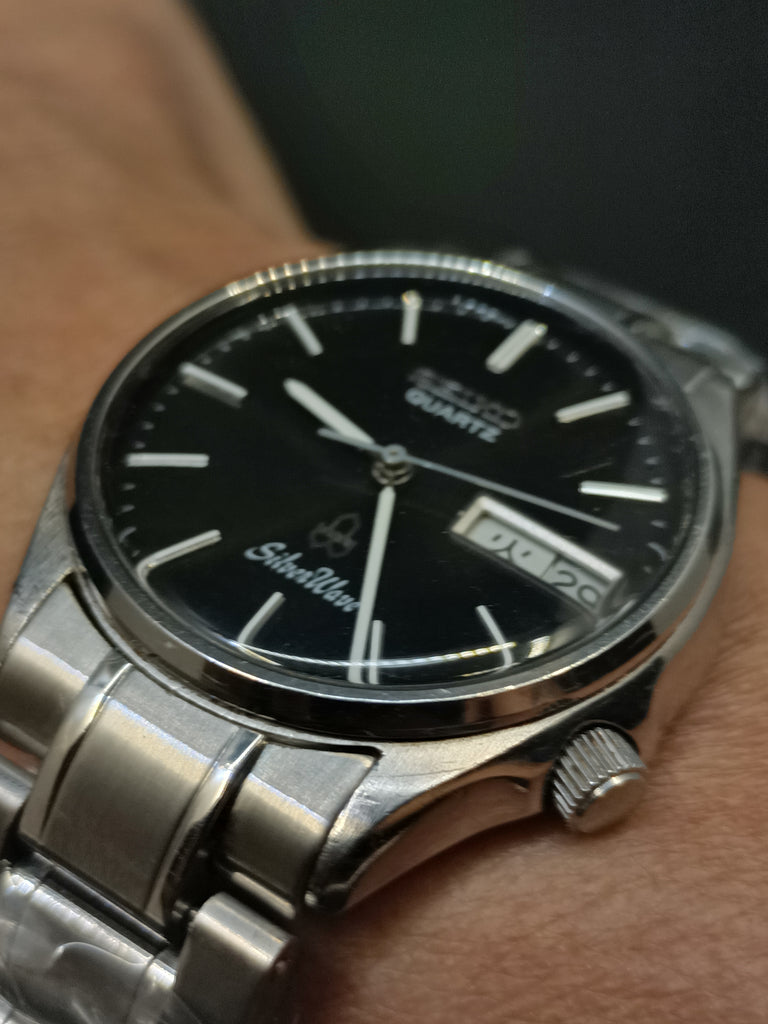 Birthday Watch May 1981! Seiko Silverwave 8229-7038 SUWA JDM Quartz Watch (OH)