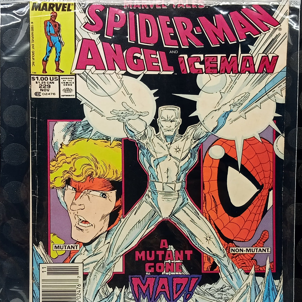 Books + Comics Marvel Tales Spiderman 229 November 1989