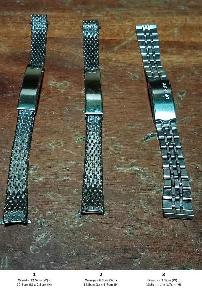 Omega & Orient 10mm and 13mm Width Straight + Curved End SS Bracelets (37)