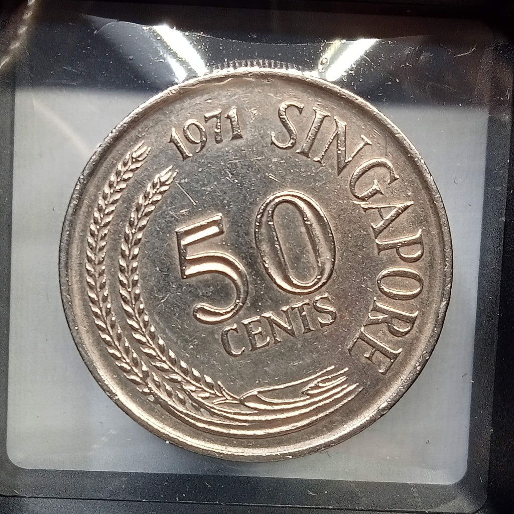 Singapore 50 Cent Coin year 1971 Collectible Vintage Currency Coin Min –  Altimate Group