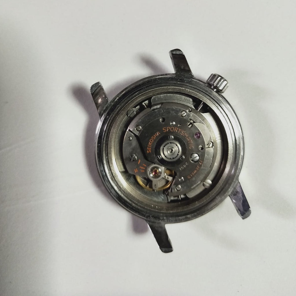 最終値下げSeiko Sportsmatic Silver Wave 楽天市場】SEIKO SPORTMATIC SILVER WAVE Ref.69799 cal.2451セイコー