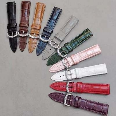 B.N.I.B Watch Strap Good-Quality Genuine Leather Size 12, 14, 16, 18, 19, 20mm (66)
