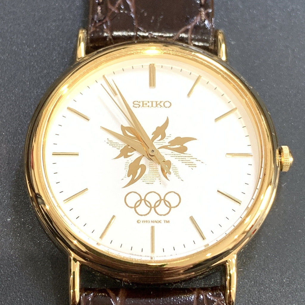 BNIB Birthday Watch October 1997! Seiko Nagano Olympics 7N21-8A00 JDM Quartz Watch