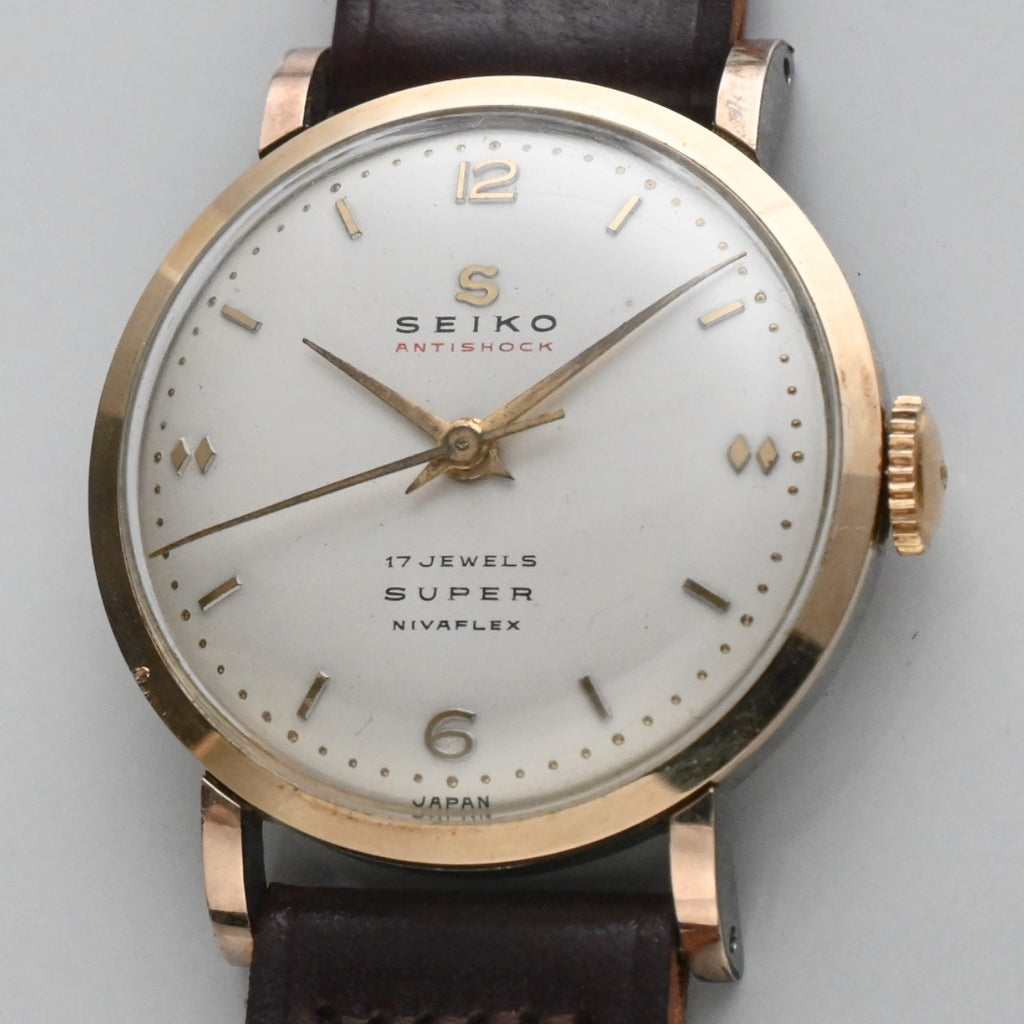 Circa 1959 Seiko Seikosha Super 15J, 14K Gold-Filled Mechanical Watch (FS)