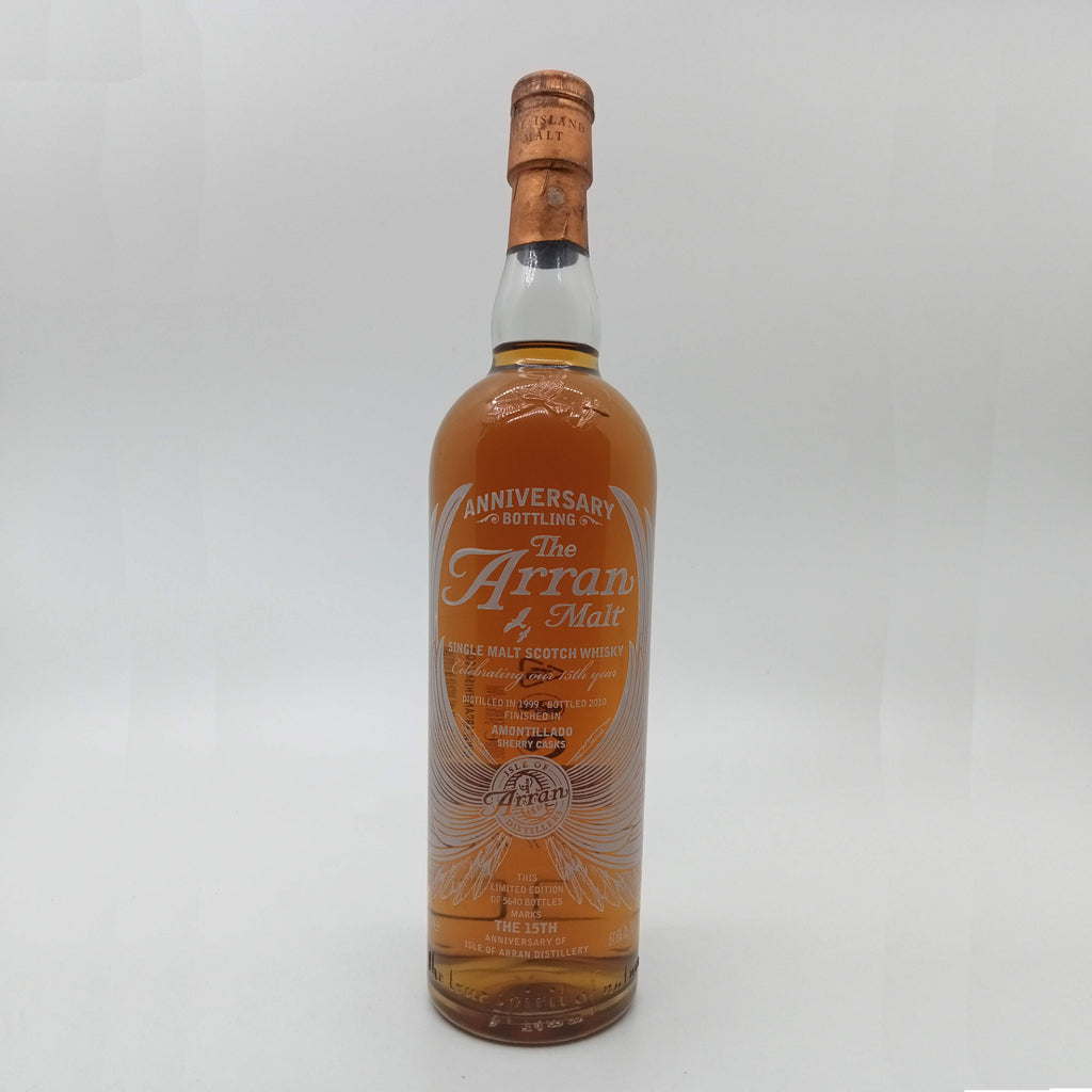 Arran 15th Anniversary Whiskey Commemorative Bottling (1997 Amontillado Sherry Casks) Liquor Whisky