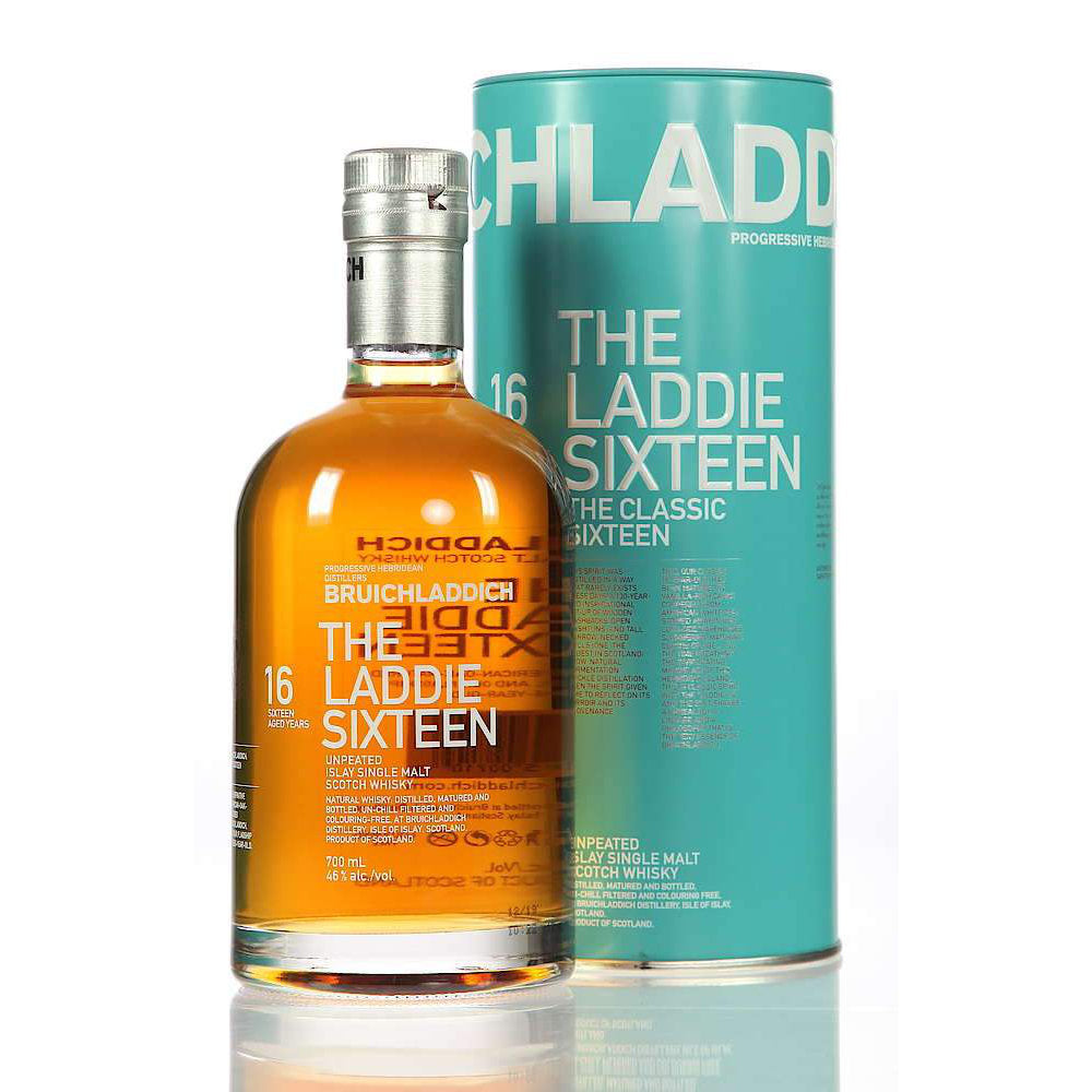 Single Malt Bruichladdich Whiskey 16 Year Old “The Laddie 16” (Bourbon Cask) Liquor Whisky