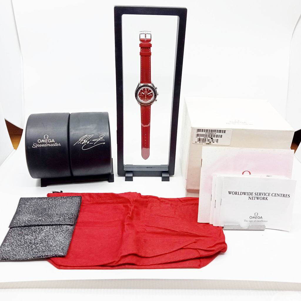 Omega Michael Schumacher F1 Speed Master Chronograph Watch Timepiece