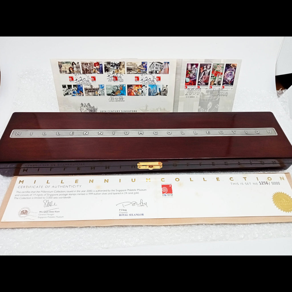 Collectible 2000 Millennium Gold Plated Stamp Collection