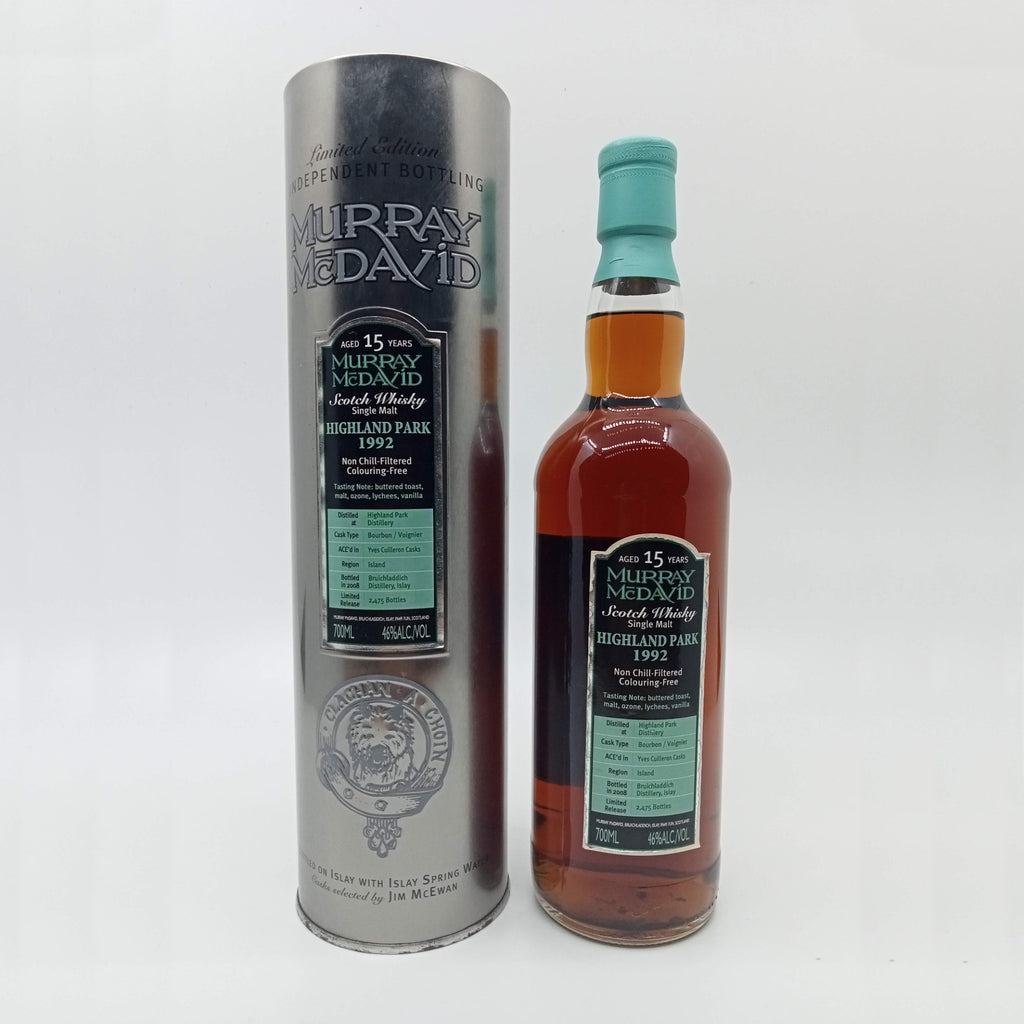 Single Malt Murray McDavid (MMD) Highland Park 1992 15 Year Old Whisky Bourbon / Voignier (Yves Cuilleron) Cask Liquor Whisky