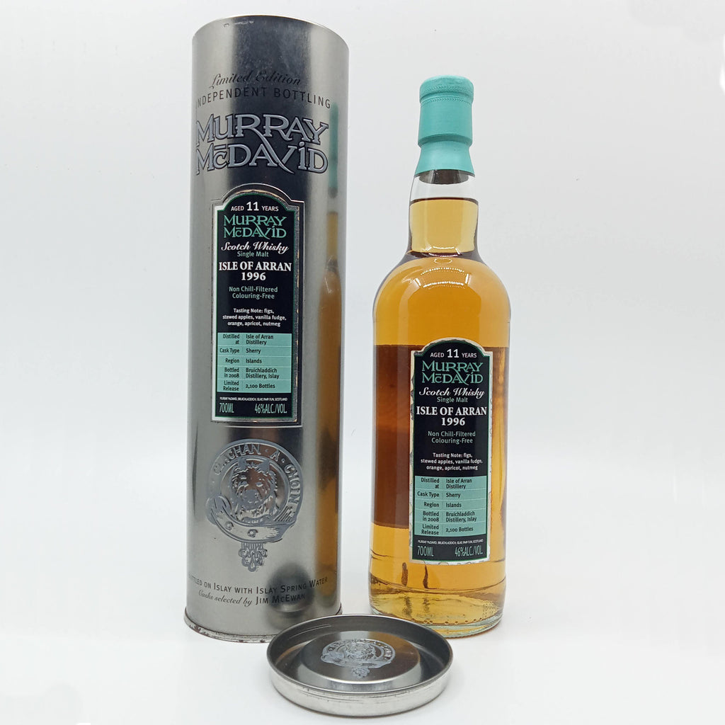 Single Malt Murray McDavid (MMD) Arran 1996 11 Year Old Whiskey Sherry Cask Liquor Whisky