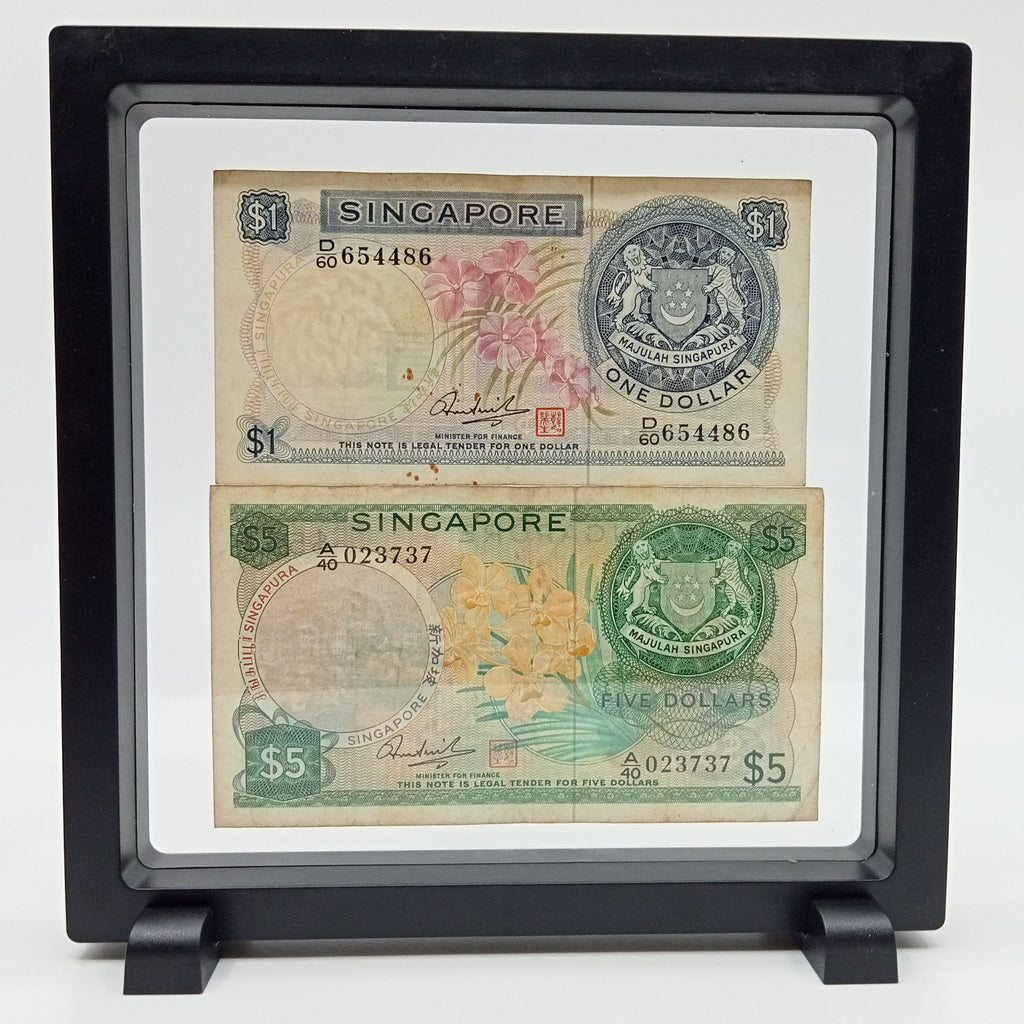 Singapore Orchid Series Currency Collectible Vintage Currency