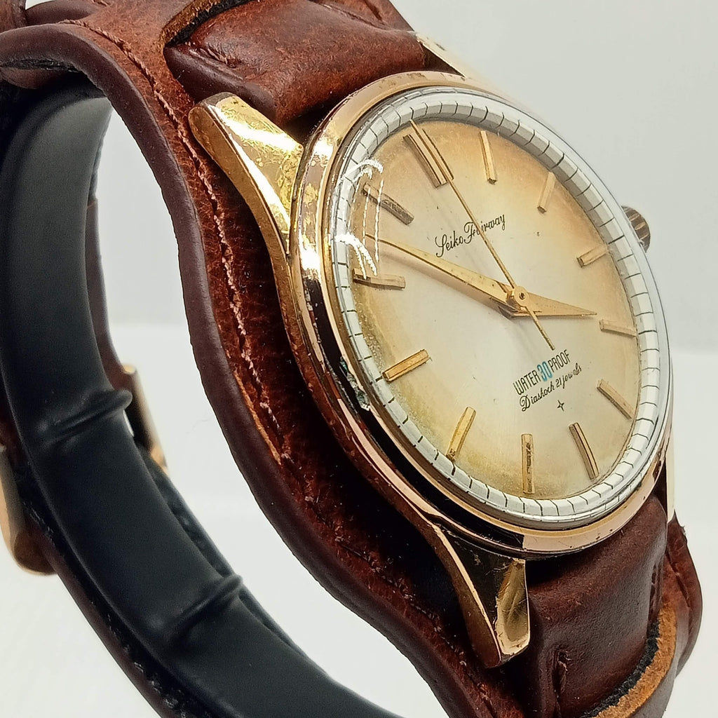 Birthday Watch 1963! Seiko Fairway J13048 FW WP30 DAINI Gold